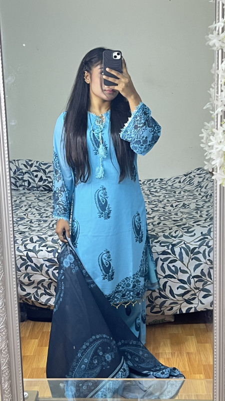 Pakistani Inspired Soft Georgette 3pcs Set